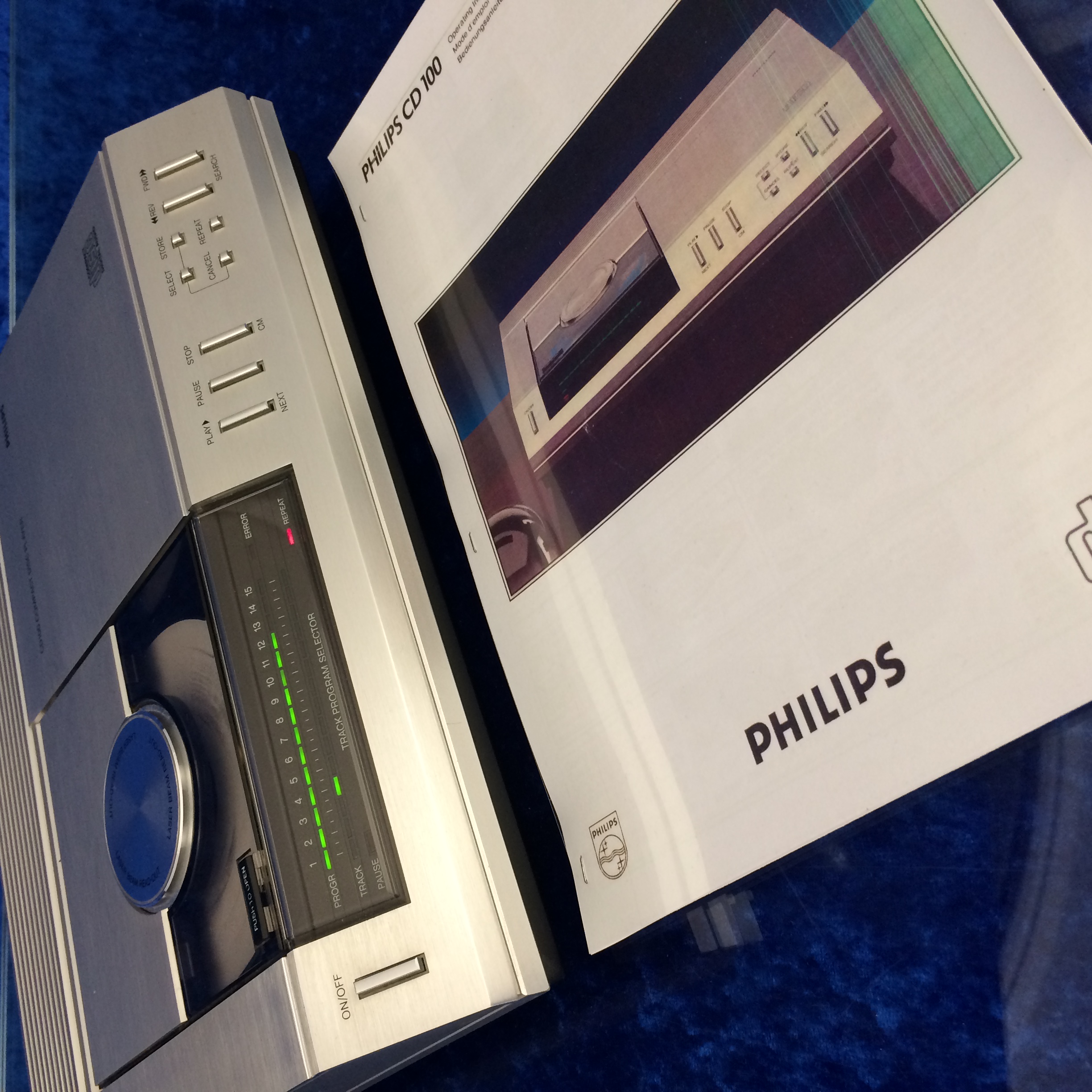 Lettore CD Vintage Midi Philips CD 104